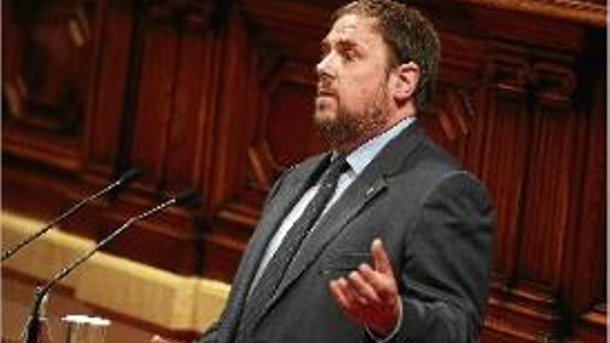 El líder d&#039;ERC, Oriol Junqueras.