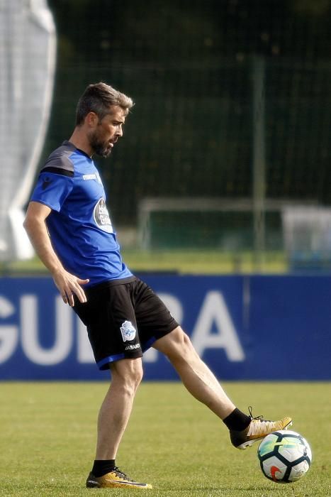 El Dépor se entrena tras el duelo ante el Betis