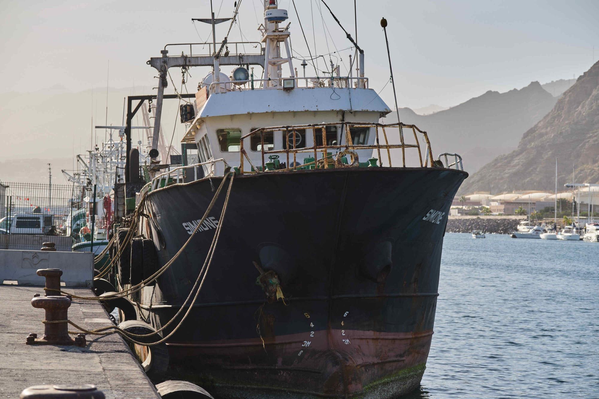 El barco 'Simione', capturado en aguas canarias con tres toneladas de cocaína