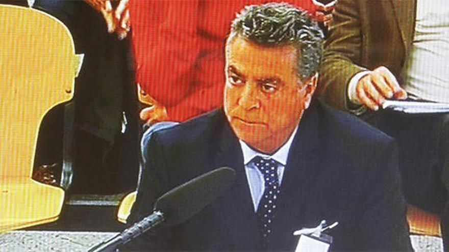 Enrique Ortiz, durante el juicio.