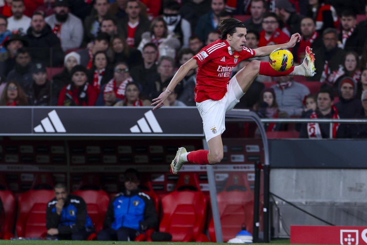 Álvaro Carreras, futbolista español del Benfica