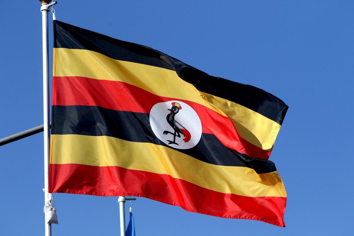 Bandera de Uganda, en imagen de archivo.