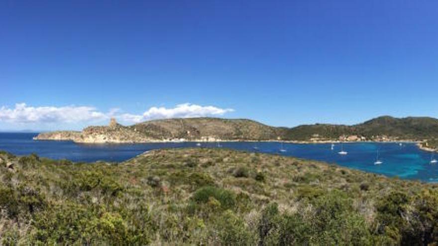 Die unter Naturschutzinsel stehende Insel Cabrera.