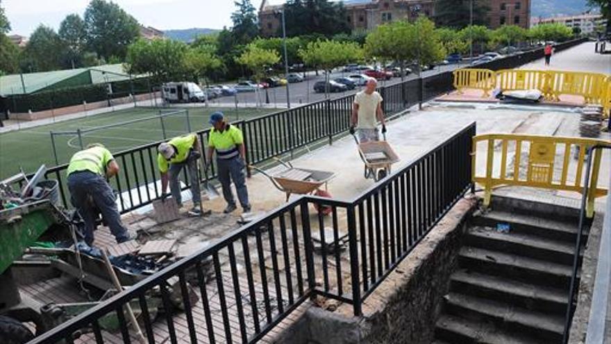 Mejoras en instalaciones de la ciudad deportiva y el parque de la Coronación