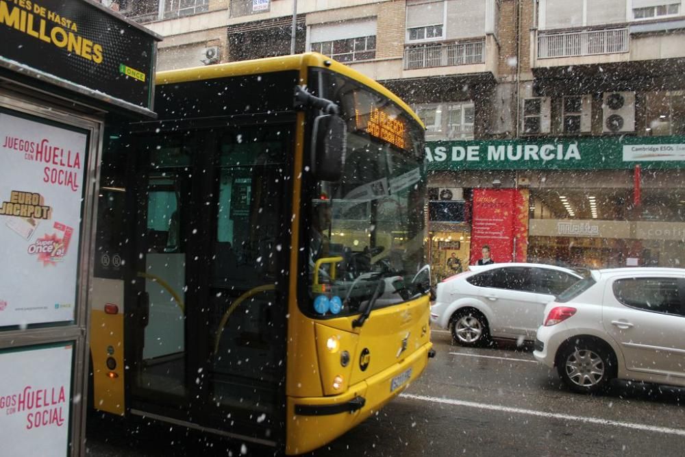 Nieve en Murcia