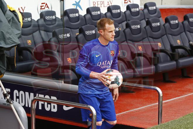 Las imágenes de la presentación de Ter Stegen