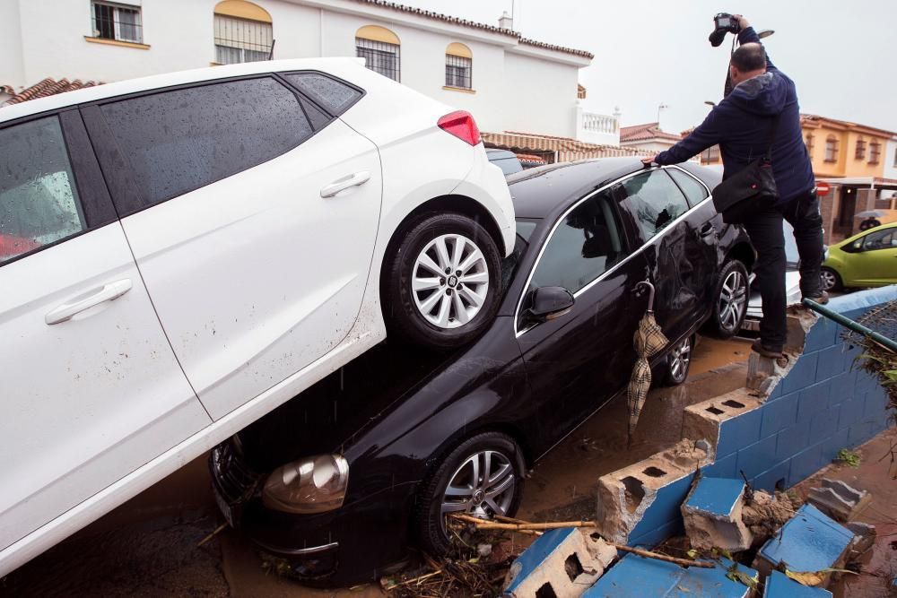 Campanillas, la zona más afectada por el temporal esta madrugada