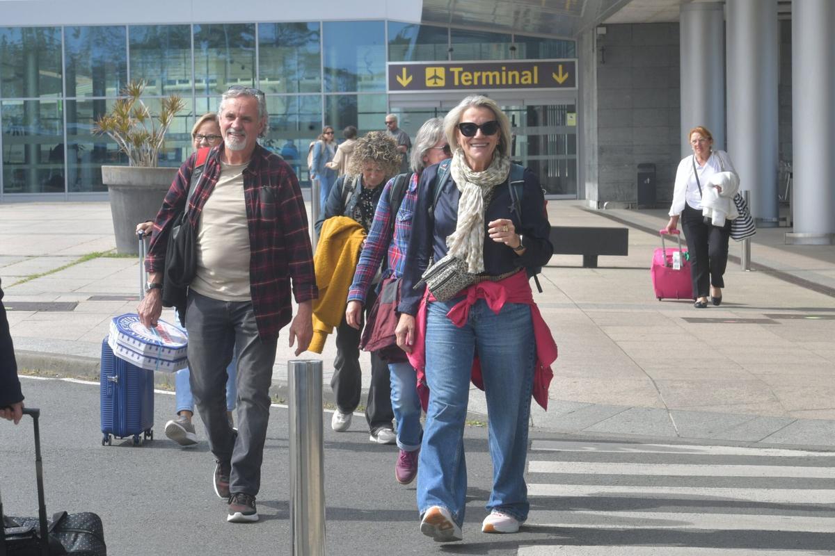 Aeropuerto Alvedro llegada de vuelos por el cierre del aeropuerto Lavacolla