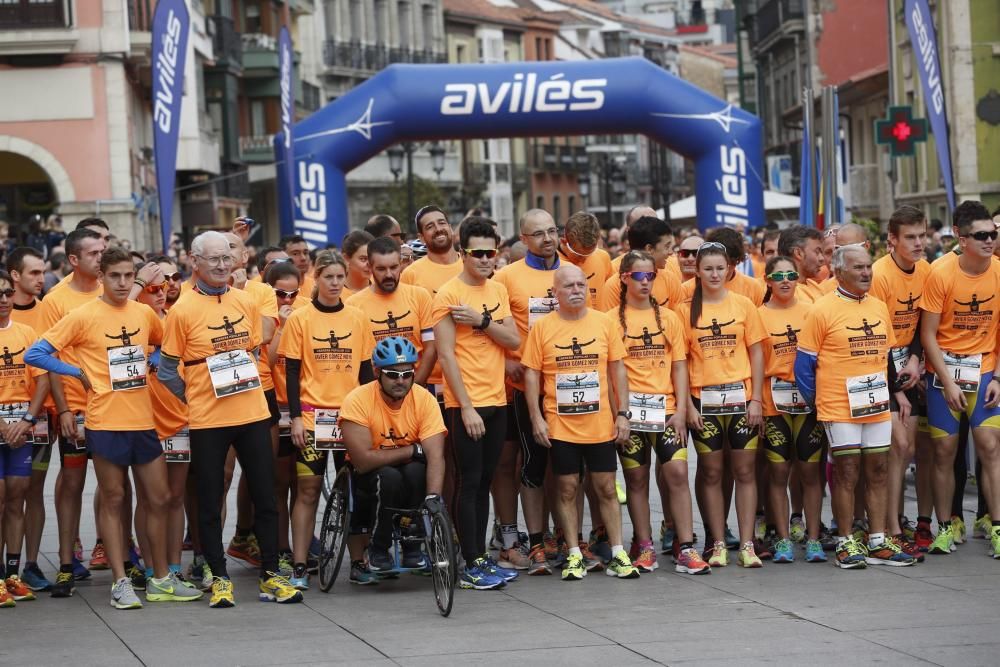 Carrera popular con Javier Gómez Noya, premio "Princesa de Asturias" de los Deportes 2016, en Avilés