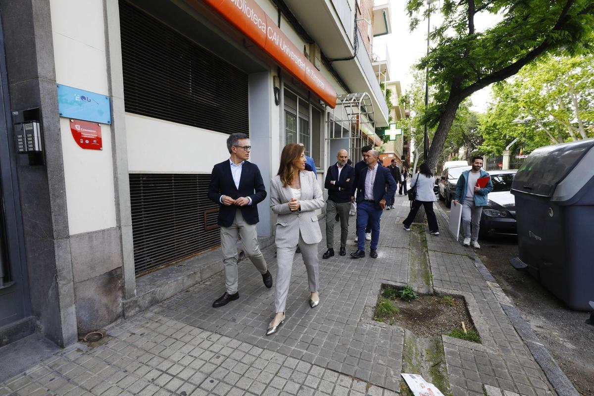 CALLE PEDRO CERBUNA, LA ALCALDESA NATALIA CHUECA PRESENTA LA REFORMA DE LA VIA