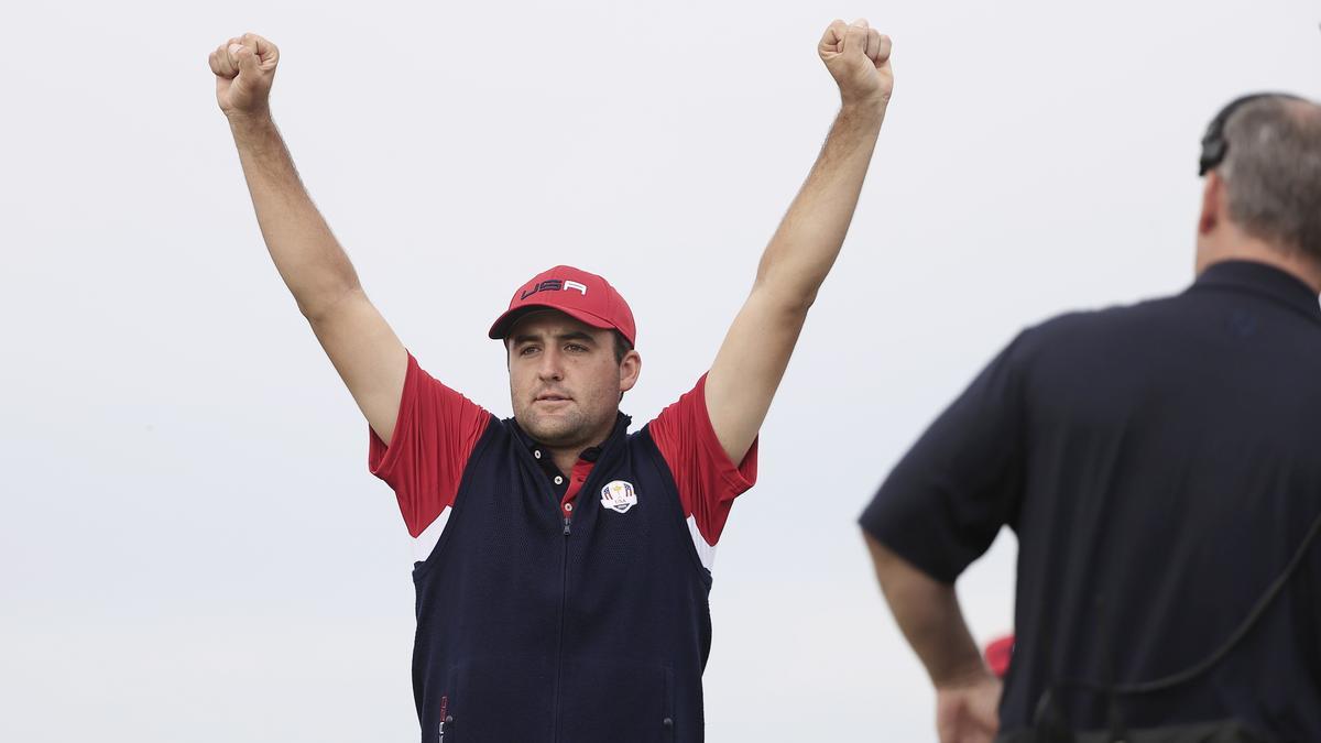 Scheffler doma el viento y toma el mando en la segunda jornada de Augusta