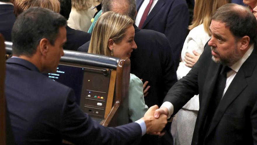 Sánchez i Junqueras, fa uns mesos al Congrés dels Diputats |