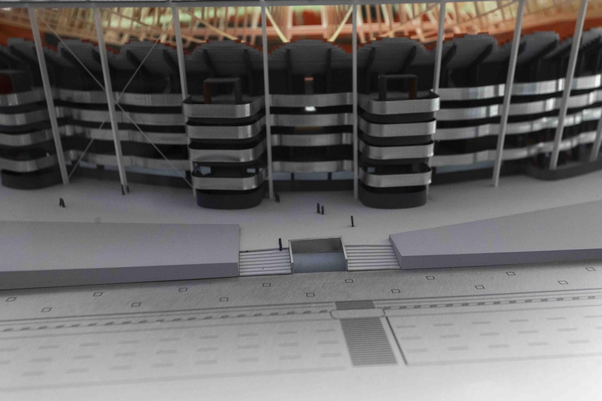 Maqueta del nuevo estadio de Mestalla