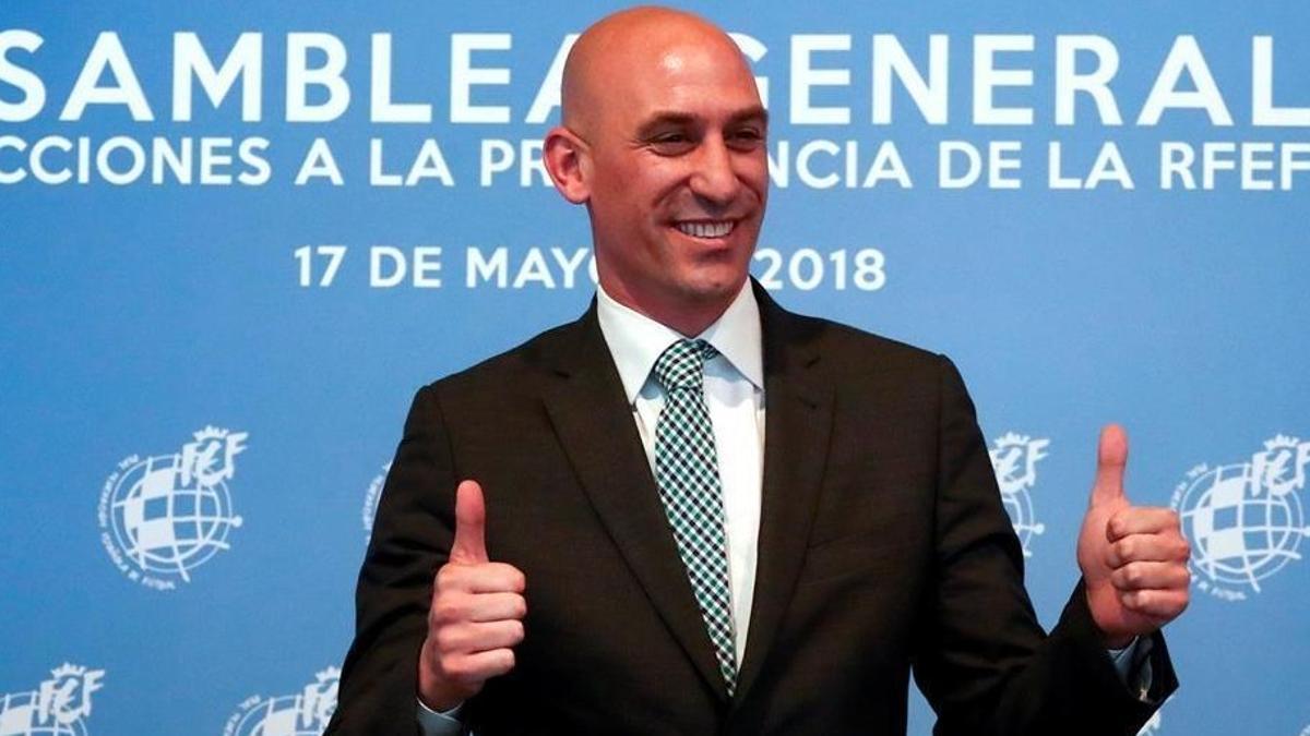 Cuanto lleva rubiales en la federacion