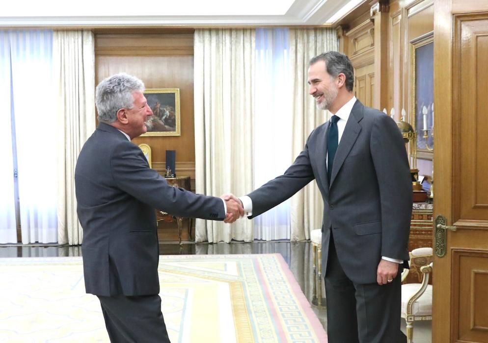 El Rey recibe a Pedro Quevedo, diputado por Las Palmas de Nueva Canarias.