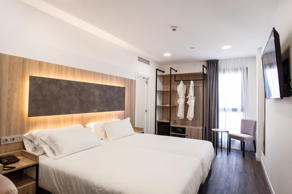 Habitación del hotel Delicias.