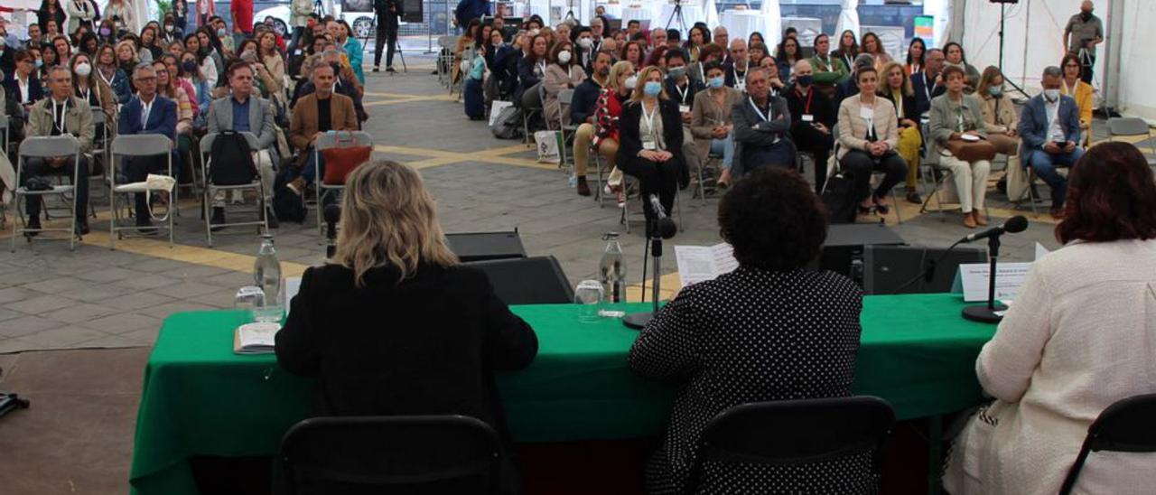 Un momento de las jornadas de educación emocional y resiliencia.