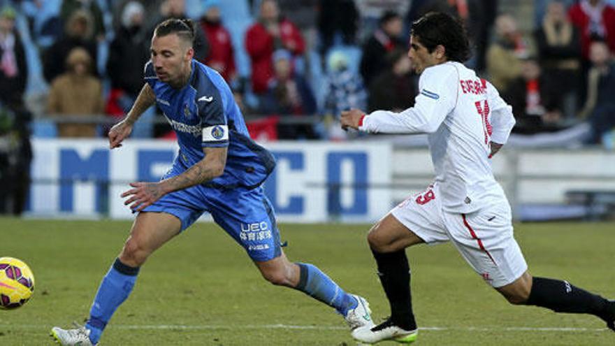 El Sevilla naufraga en Getafe.