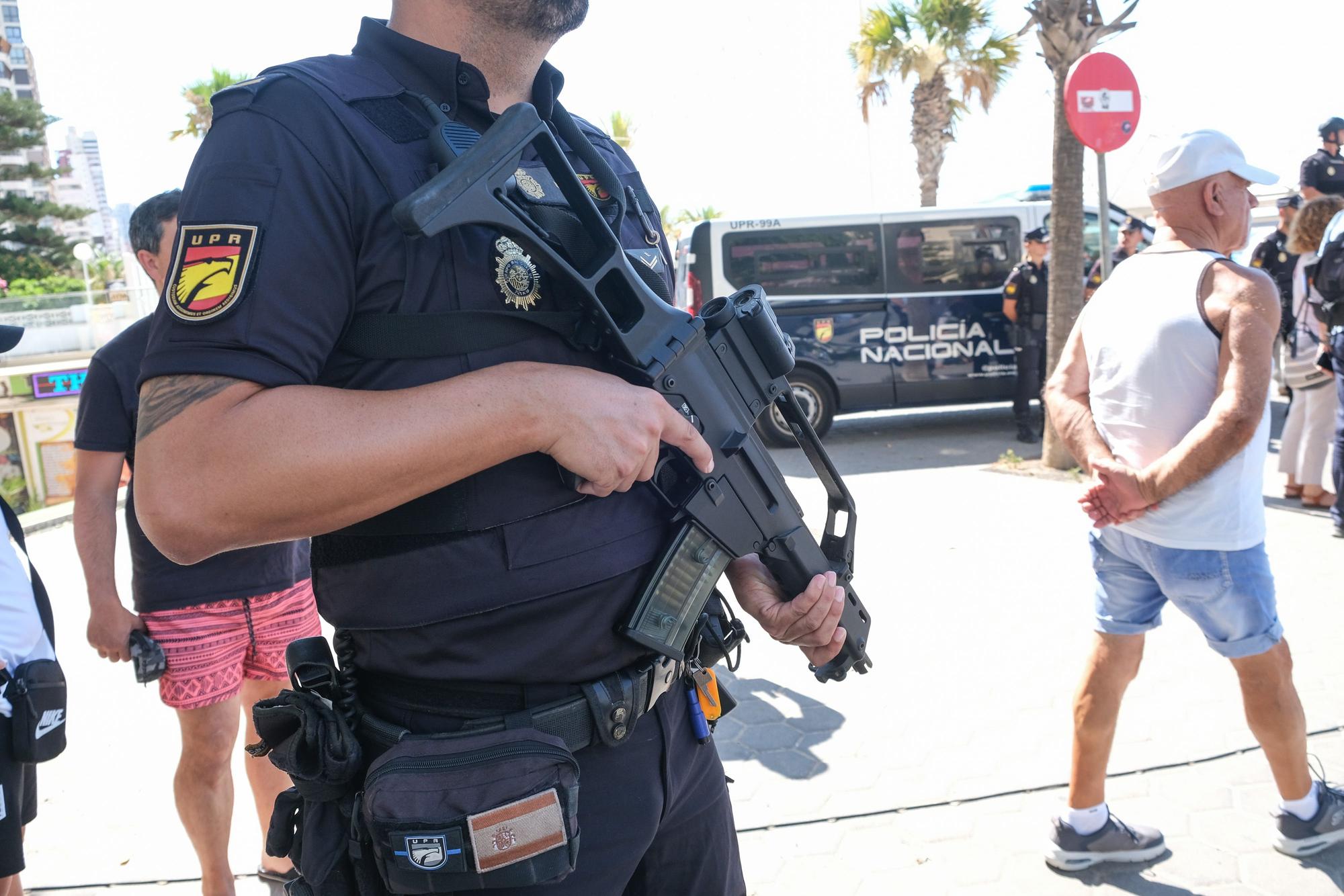 Así ha sido la exposición de medios de la Policía Nacional en Benidorm