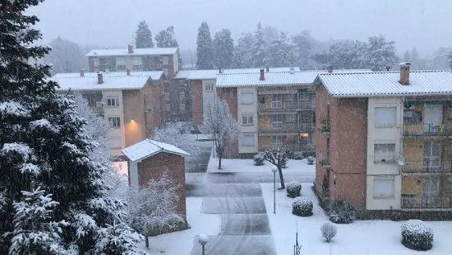 Nevades a Girona