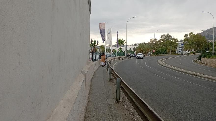 El embudo peatonal del puerto del Candado