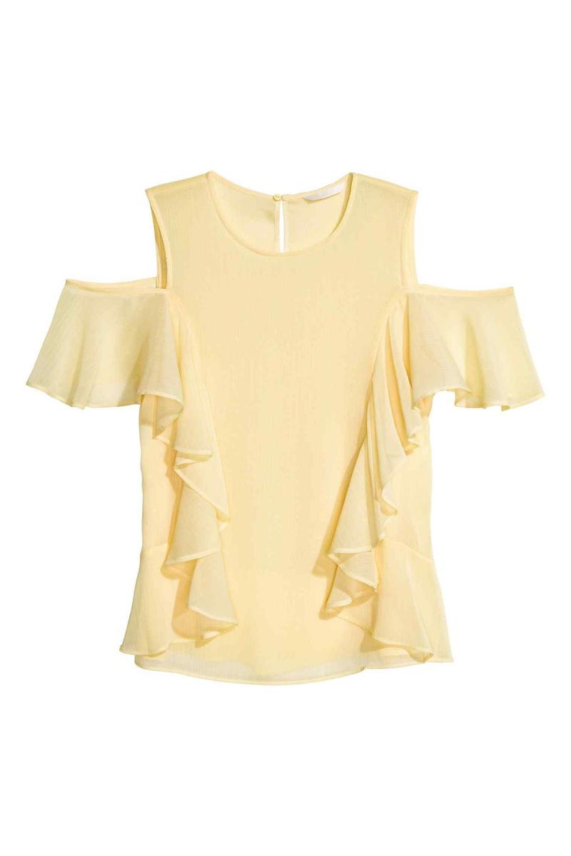 Rebajas de verano 2017 de H&amp;M: blusa amarilla