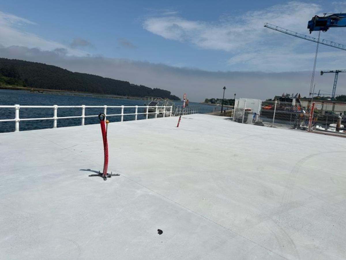 En imágenes: las obras de la Dársena en Navia