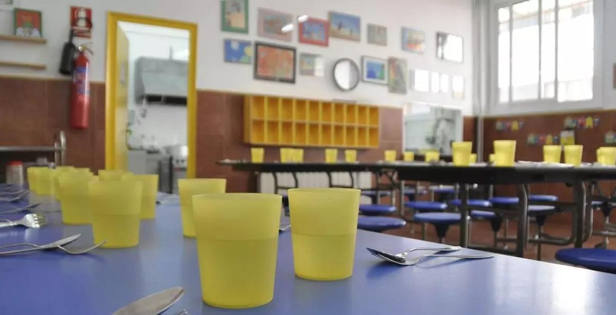 Imagen de un comedor escolar.