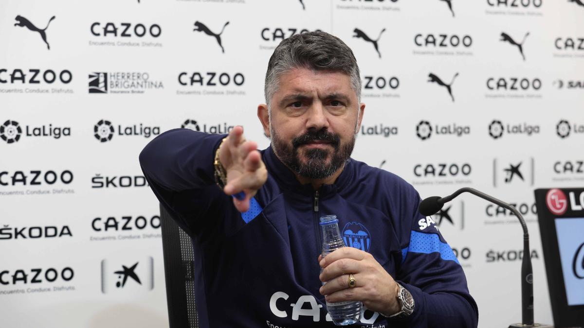 Gennaro Gattuso, en rueda de prensa.