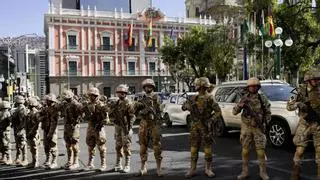 El presidente de Bolivia denuncia la presencia "irregular" del Ejército en las calles de La Paz