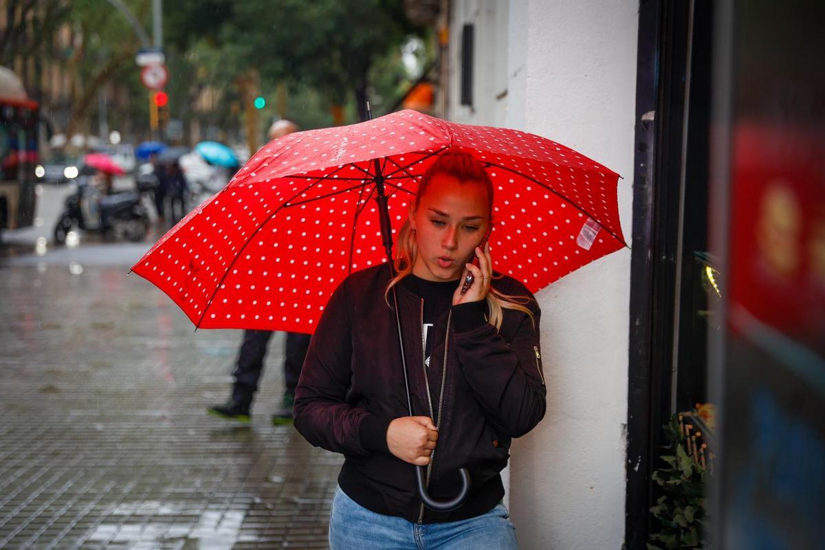 Lluvia en Barcelona