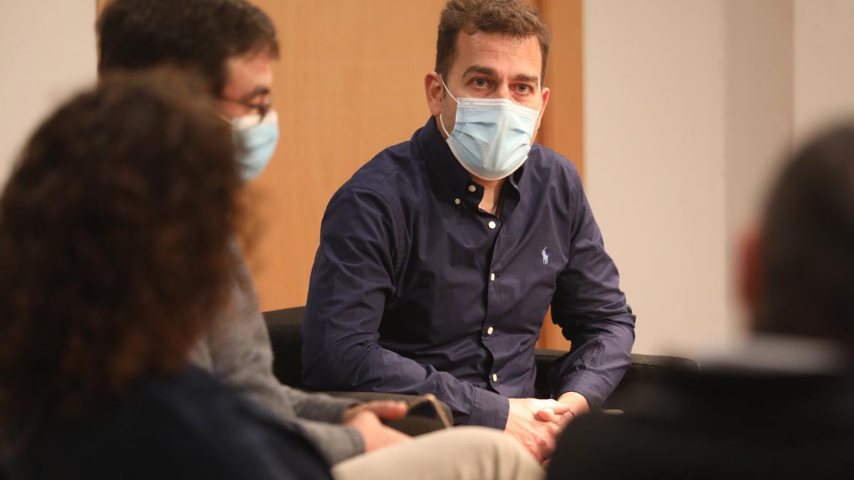 Gustavo Cárcel, técnico medioambiental de la Mancomunidad del Interior Tierra del Vino