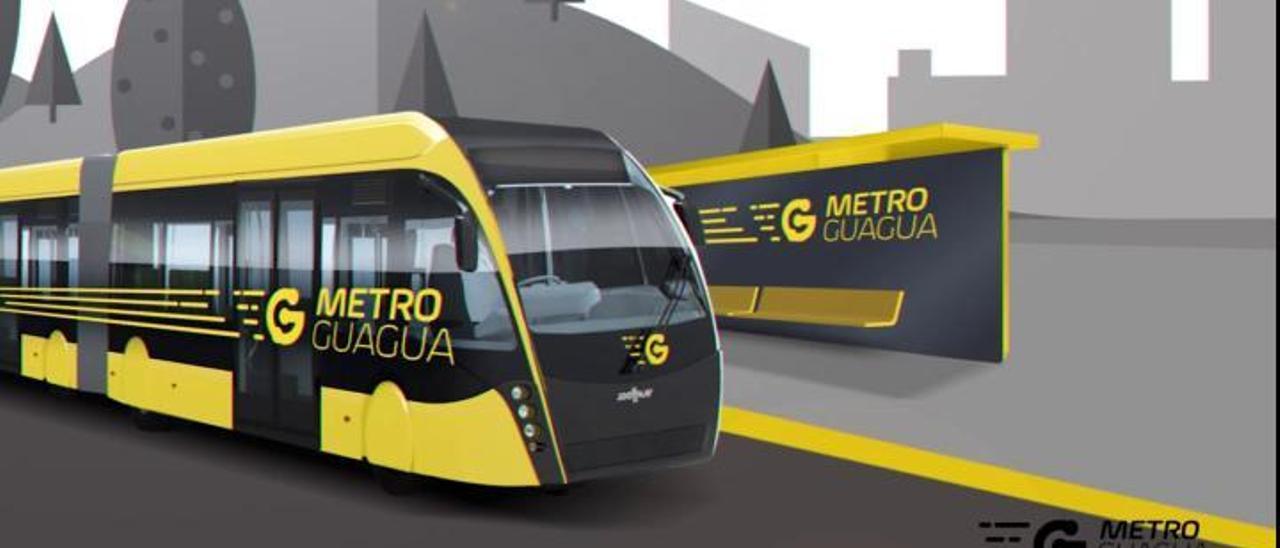 Así será la Metro Guagua de la capital grancanaria