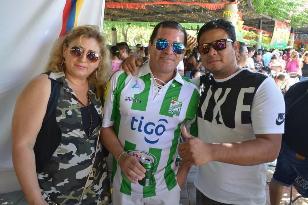 Homenaje a Bolivia en el Jardín de la Seda de Murcia