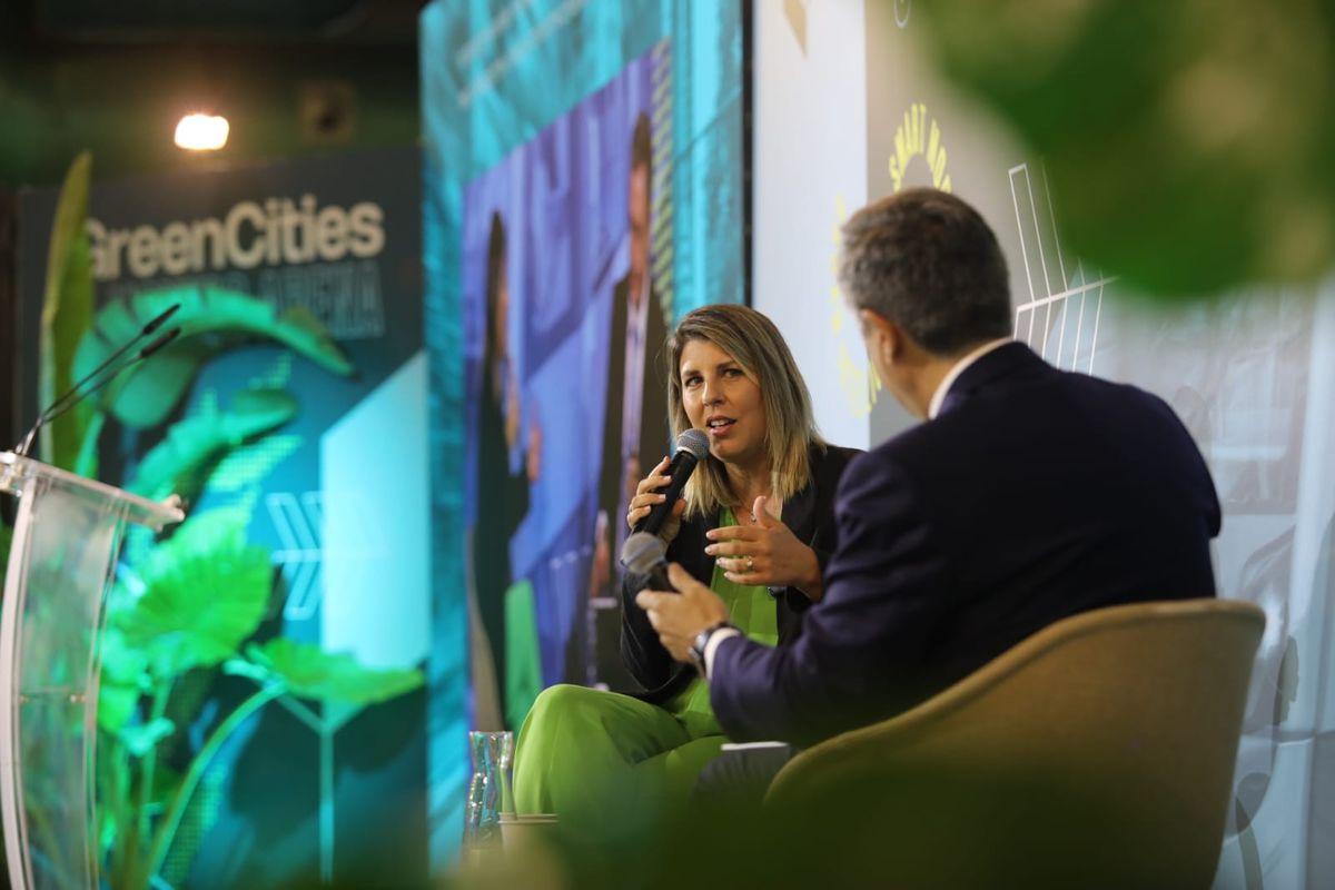 Intervención de Arroyo en el foro S Moving de la feria Greencities 2025