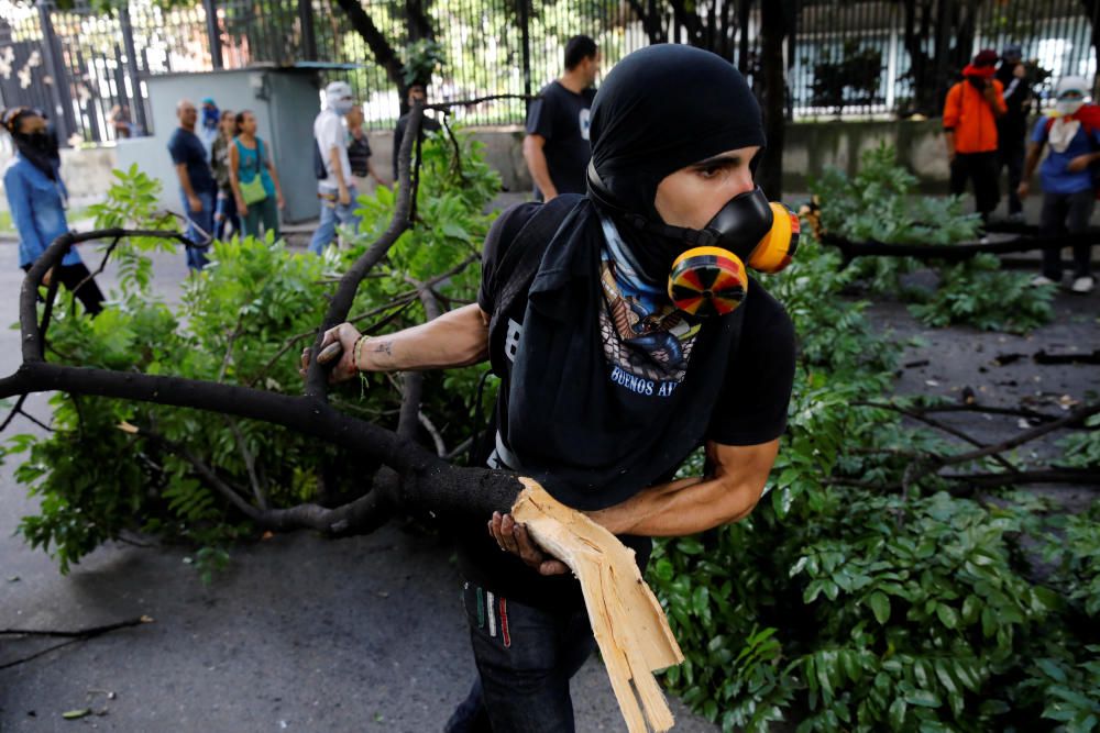 Jornada de protestas en Caracas