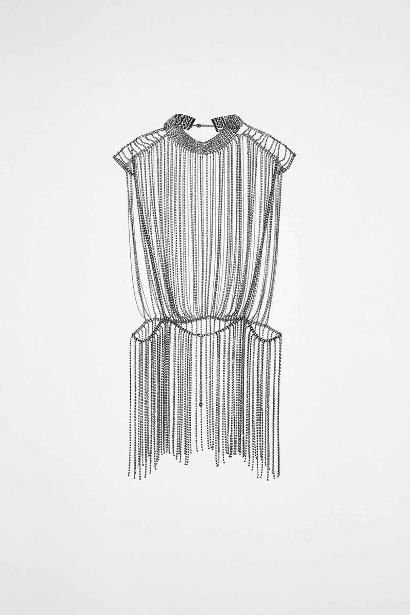 Top strass de Zara