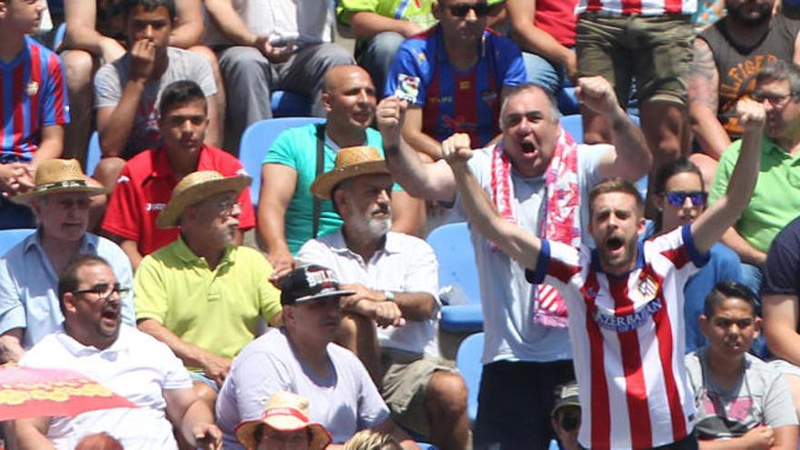 Levante y Atlético empataron a dos en el Ciutat el pasado curso.