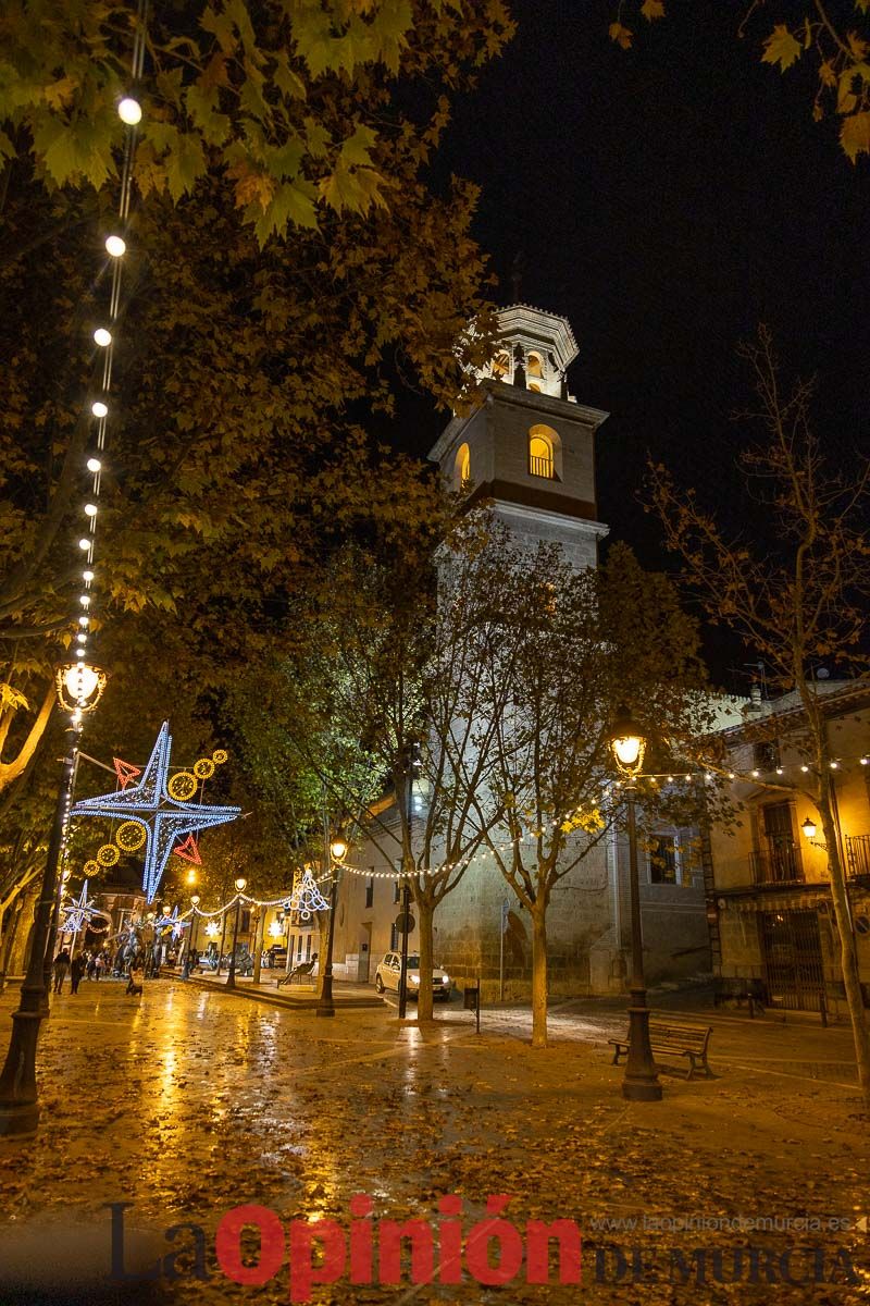 Encendido de luces de Navidad en Caravaca