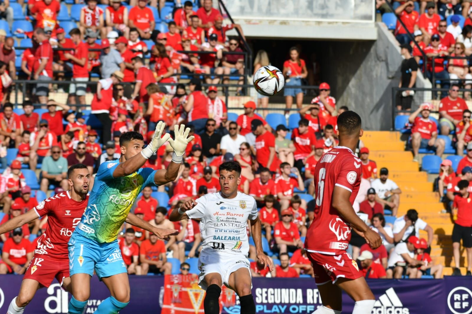 Las imágenes de la final del 'play off' de ascenso a Primera RFEF entre la Peña Deportiva y el Real Murcia