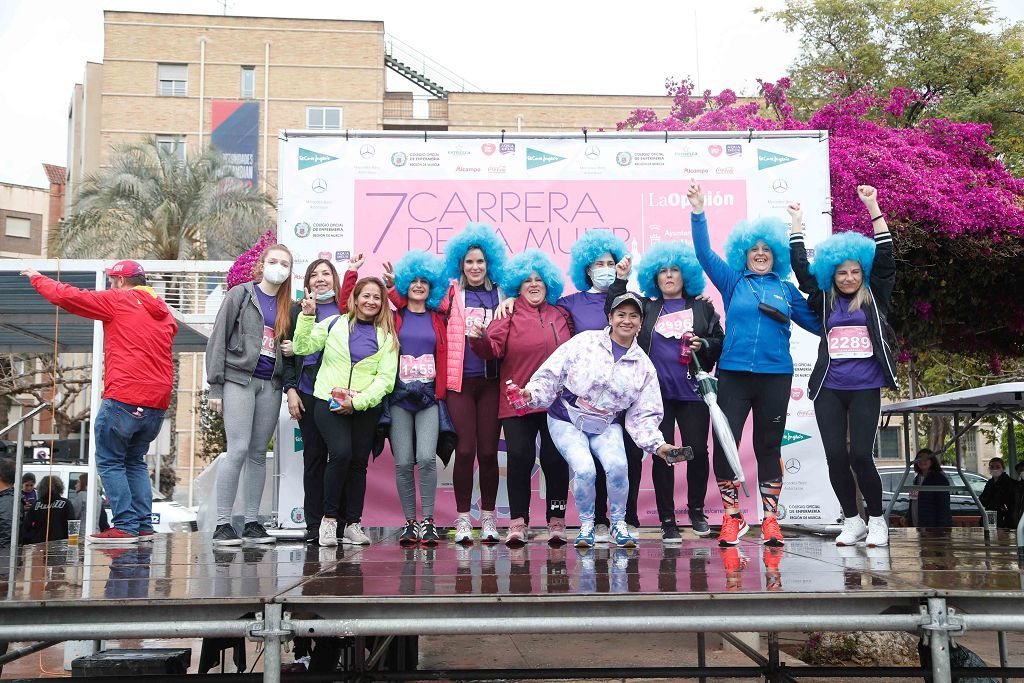 Carrera de la Mujer Murcia 2022: las participantes posan en el photocall