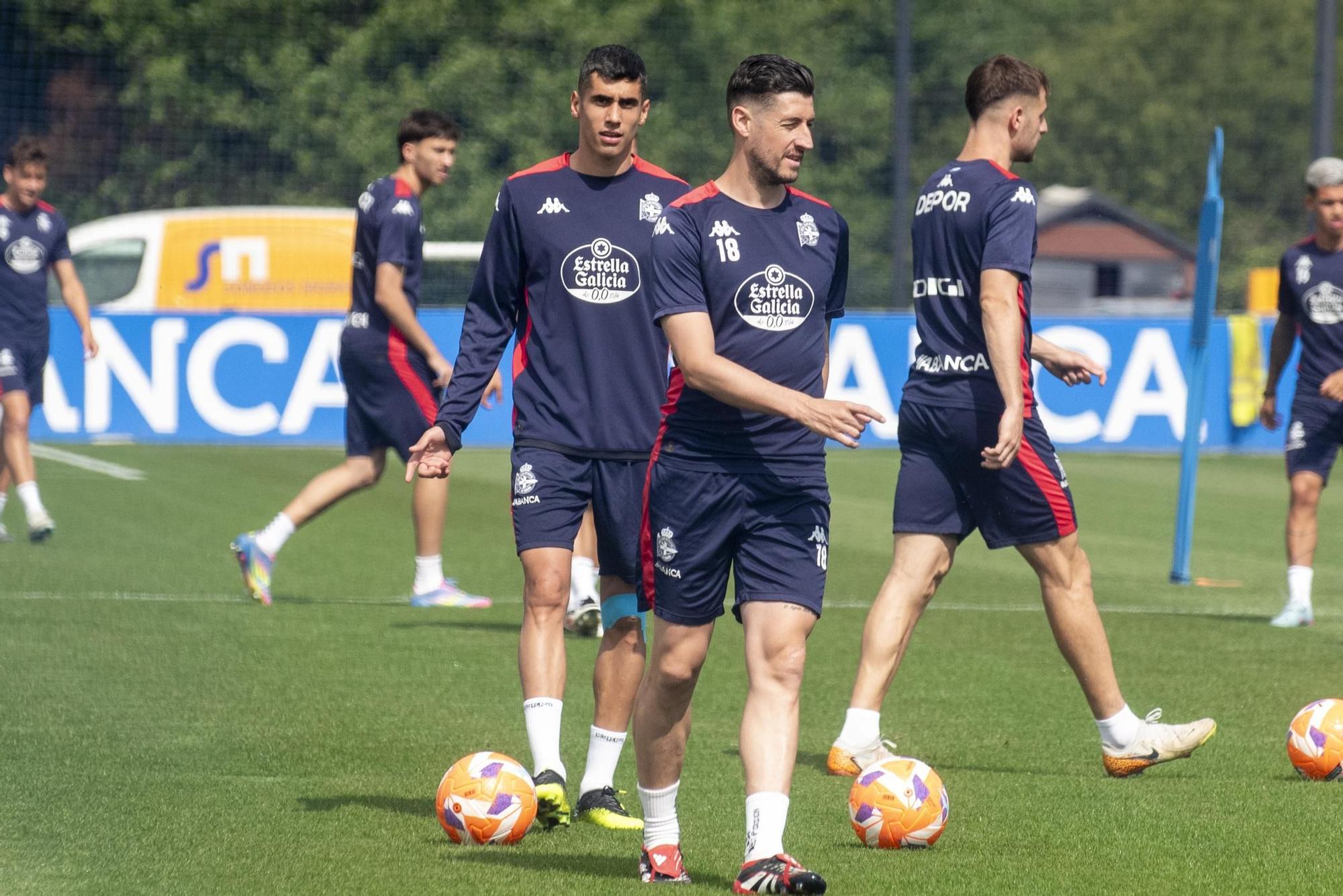 El Dépor empieza a preparar sin Eddahchouri su visita a Zaragoza
