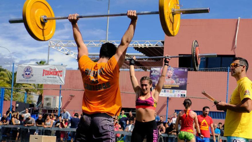 Sesión de crossfit.