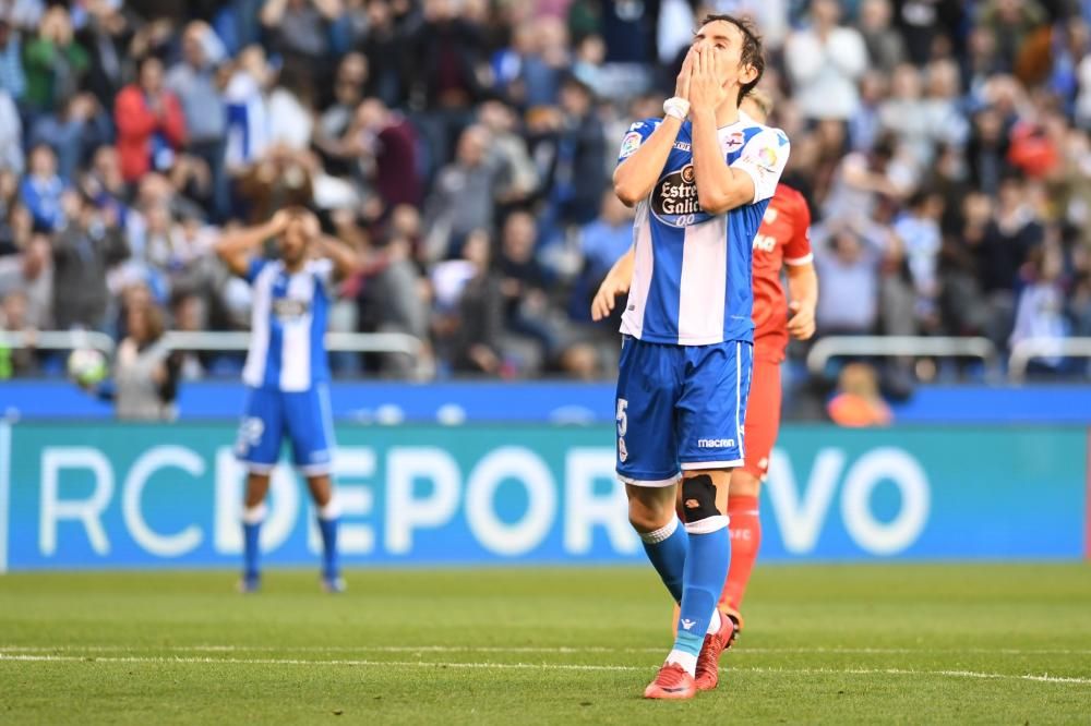 El Dépor no pasa del empate ante el Sevilla