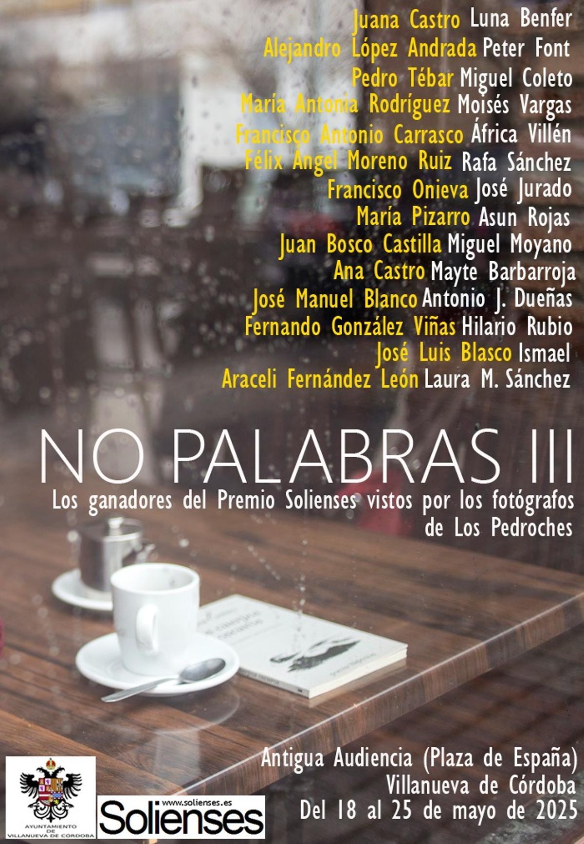 Cartel de la exposición 'No palabras III'.