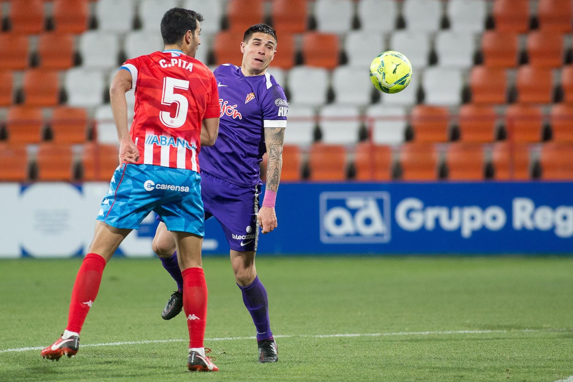 Partido del Sporting contra el Amorebieta