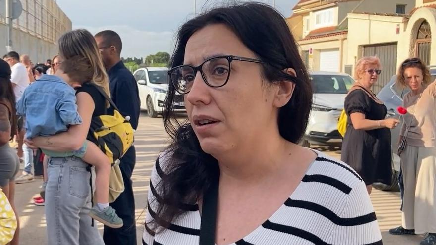 Una madre del CEIP l'Horta en Paiporta: "No sabemos cuando se va a construir el nuevo colegio"