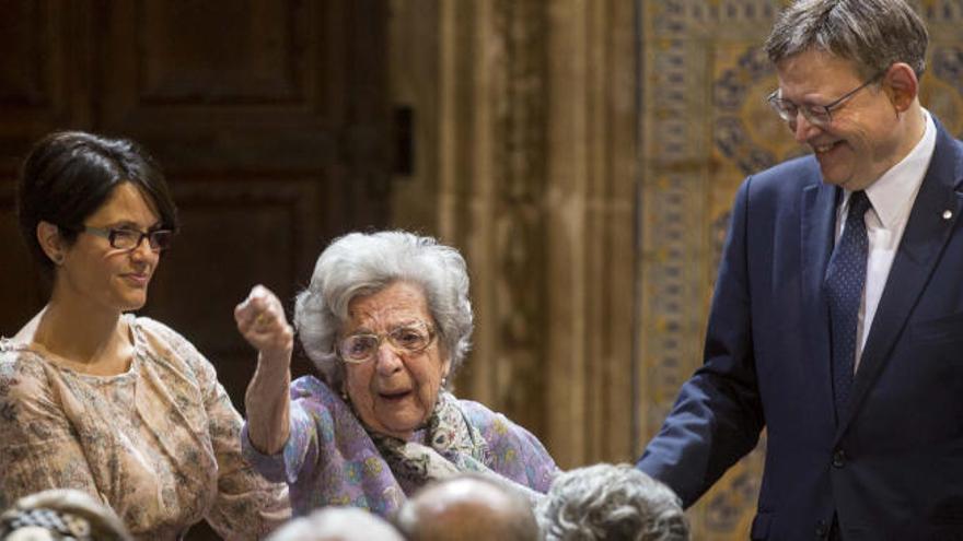 Una mujer recibe por primera vez la Alta Distinción de la Generalitat Valenciana