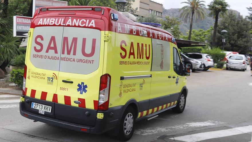 Accidente en Castelló: Un hombre herido tras una colisión entre un coche y una moto