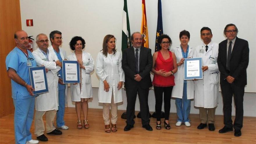 Tres unidades del Hospital Reina Sofía de Córdoba logran el sello de calidad de la Junta